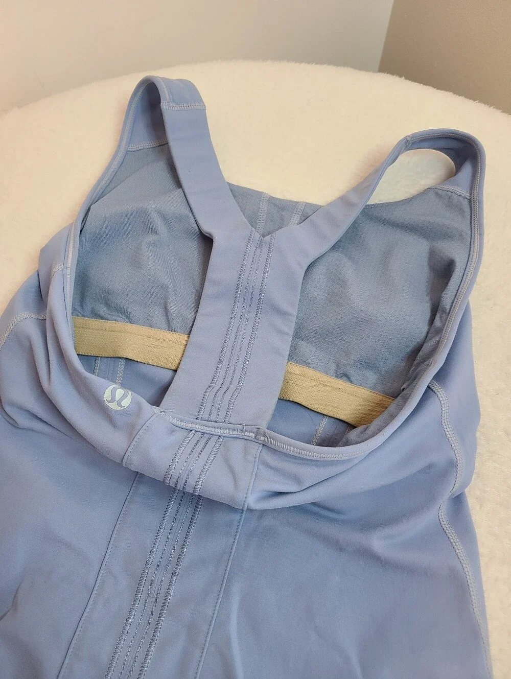 Lululemon Scoop Neck Racerback Tank Top Size 4 Pigment Blue